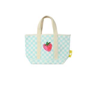 KERRI ROSENTHAL Women's Ivory Printed Canvas Top Handle Strap Tote Handbag Purse